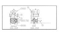 9” Dia. Screw Conveyor with 10 HP–256T 1160 RPM Direct Drive Motor